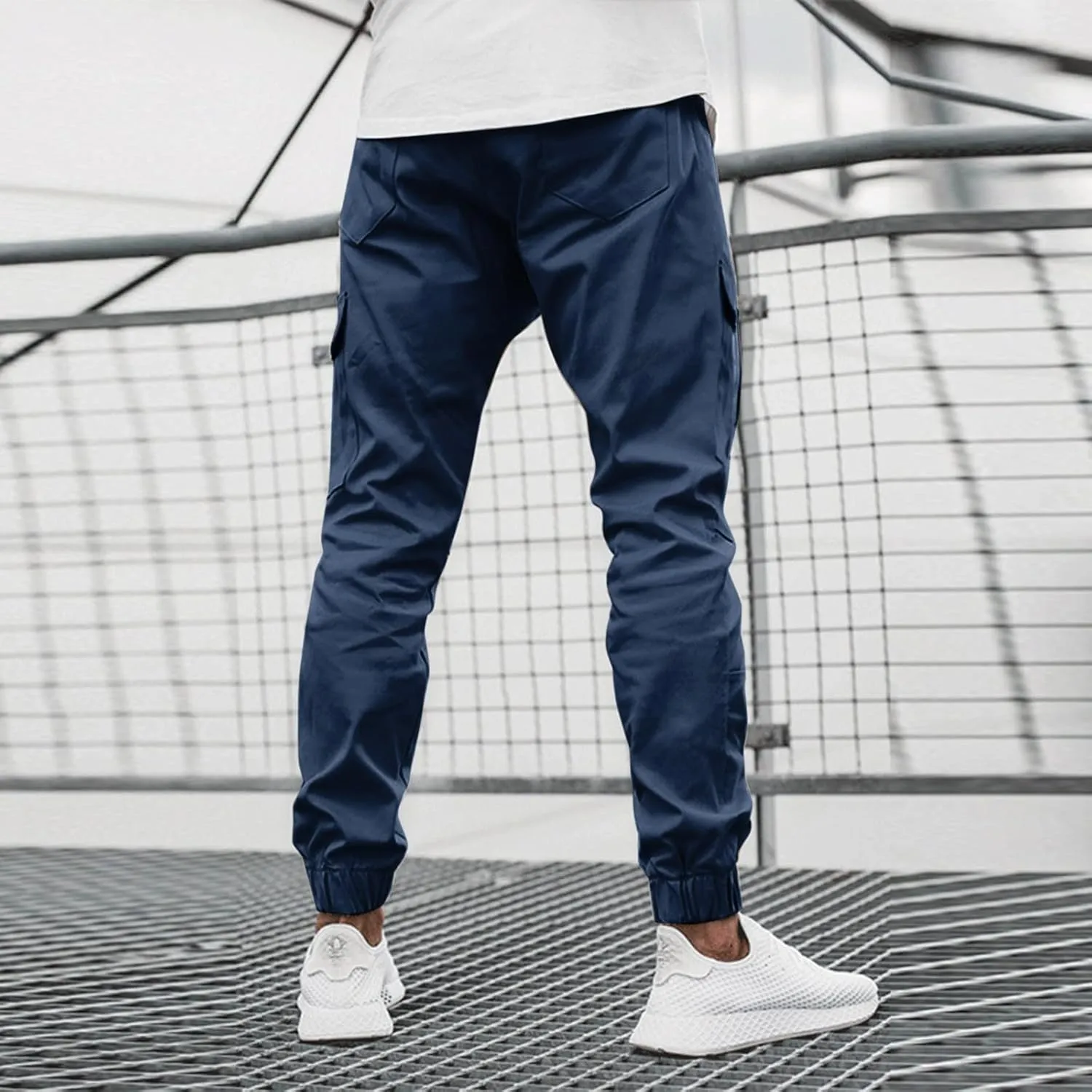 Big and Tall Sweatpants for Men Joggers Quick Dry Cargo Hiking Trousers Track Running Workout Athletic Travel Golf