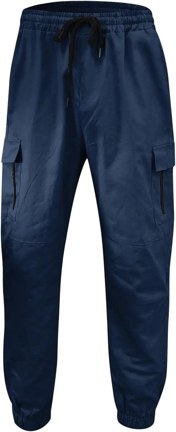 Big and Tall Sweatpants for Men Joggers Quick Dry Cargo Hiking Trousers Track Running Workout Athletic Travel Golf