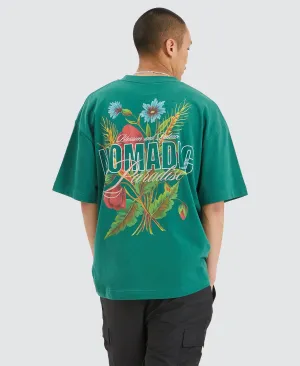 Blossom Heavy Street Tee Garden Green