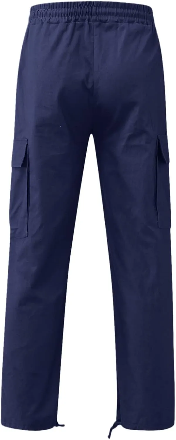 Cargo Pants for Men Big and Tall, Casual Athletics Joggers Men's Jogger Sweatpant Athletic Cargo Pants Sports Sweats