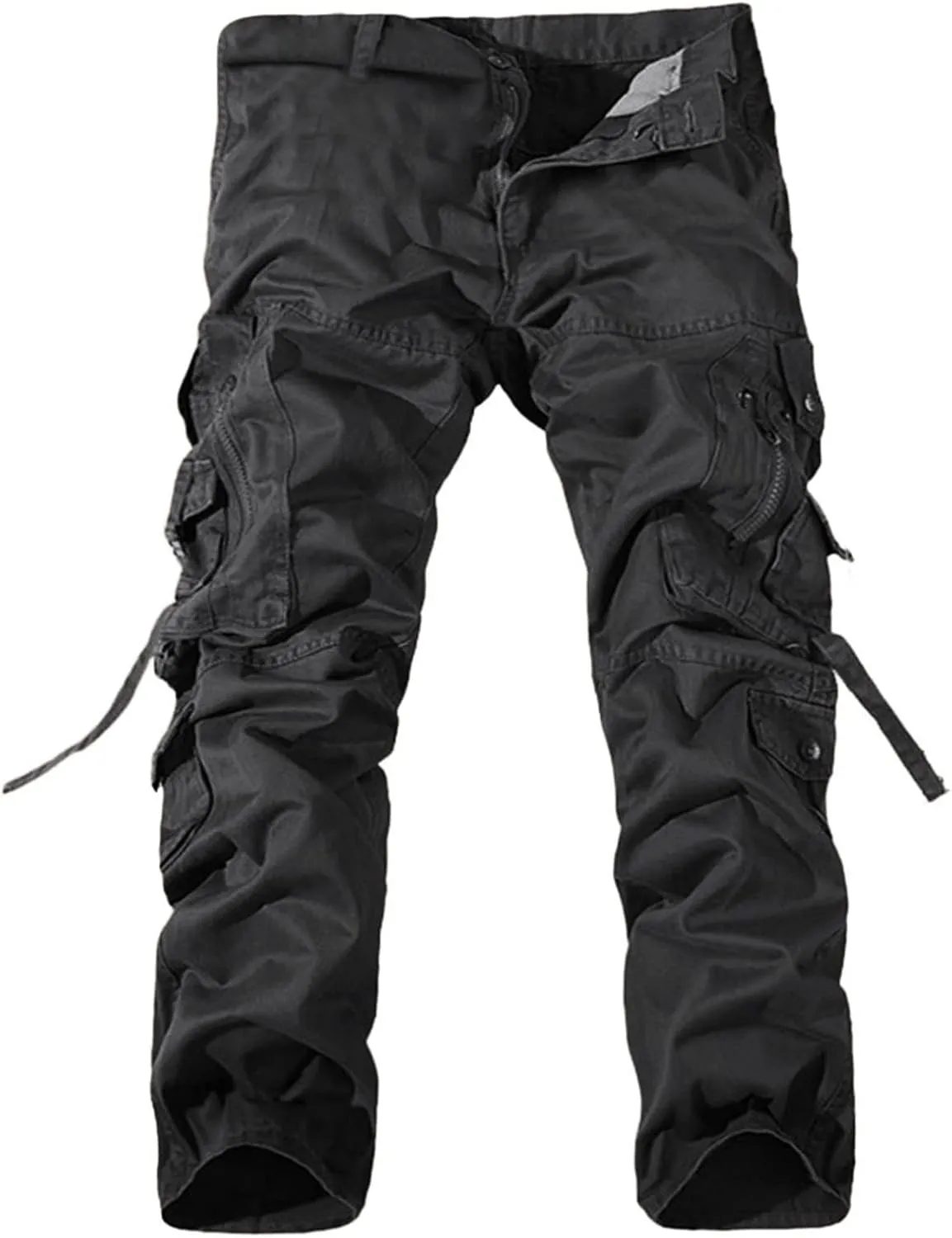 Cargo Pants for Men Big and Tall, with Pockets Men Sport Athletic Outdoor Joggers Pants Lightweight Casual Work Cargo
