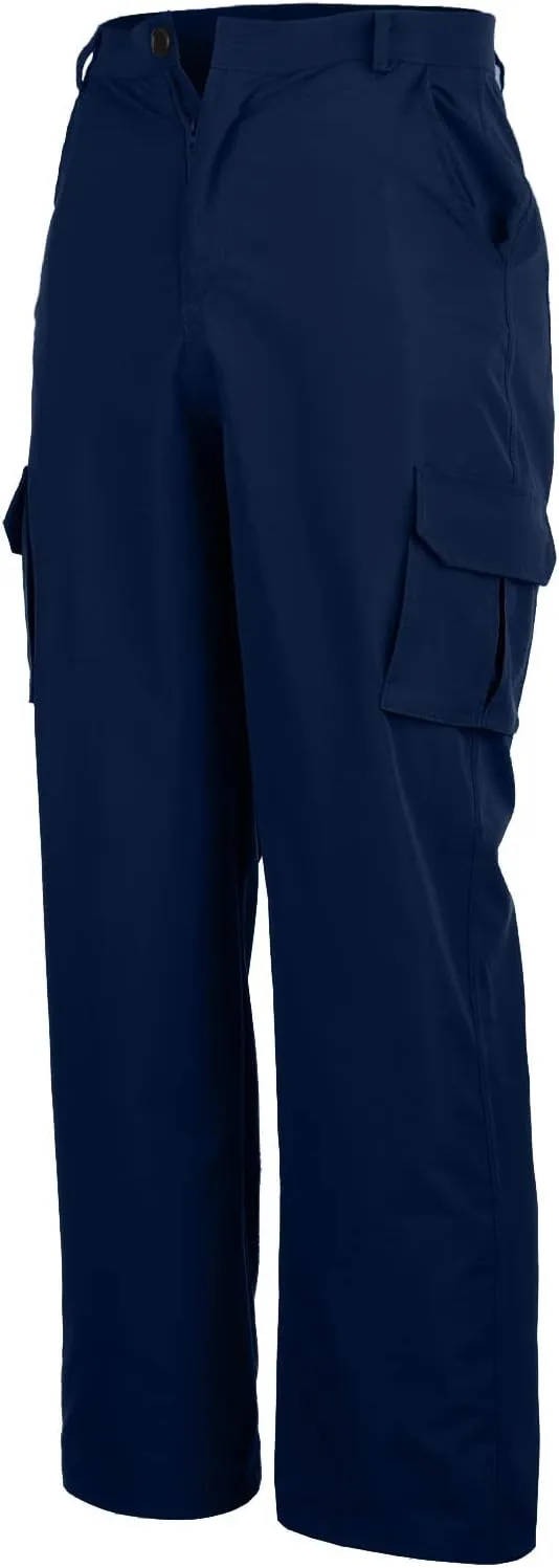 Cargo Pants for Men Big and Tall, Zipper Pockets Running Athletic Workout Pants Tapered Sweatpants for Men Golf Track