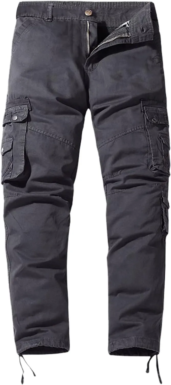 Cargo Pants for Men Joggers Pants Casual Gym Workout Track Pants Comfortable Slim Fit Tapered Sweatpants with Pockets