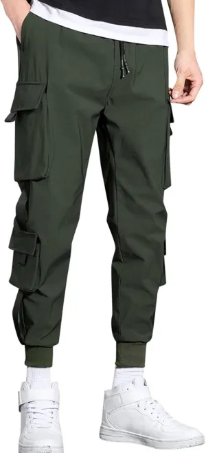 Cargo Pants for Men Relaxed Fit Men's Military Tactical Pants Big and Tall Work Hiking Trousers Workout Joggers Baggy