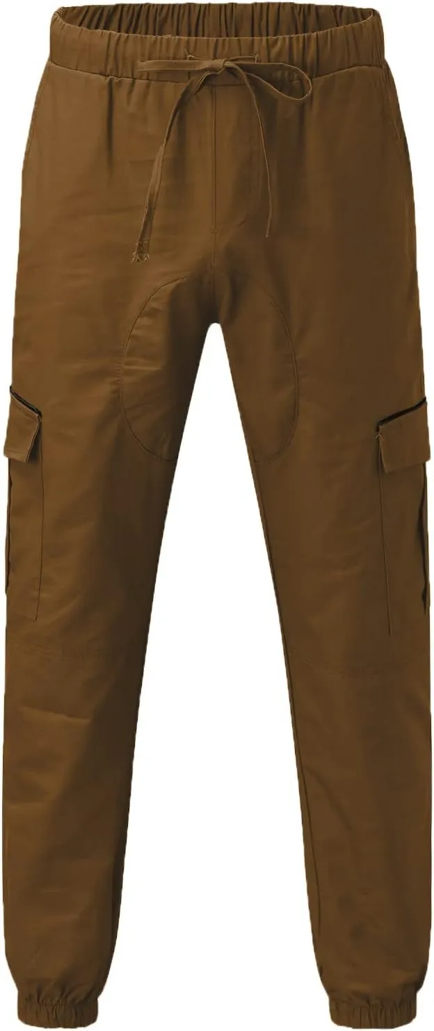 Cargo Sweatpants for Men Big and Tall Pants Men Mens Sweatpants Athletic Workout Casual Jogger Black Long Track Pants