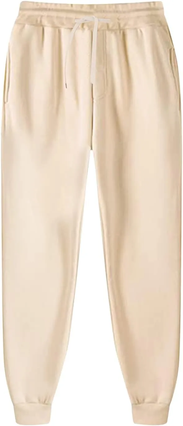 Cargo Trousers for Men Dry Joggers Workout Men's Joggers with Zipper Pockets Running Athletic Workout Pants Tapered