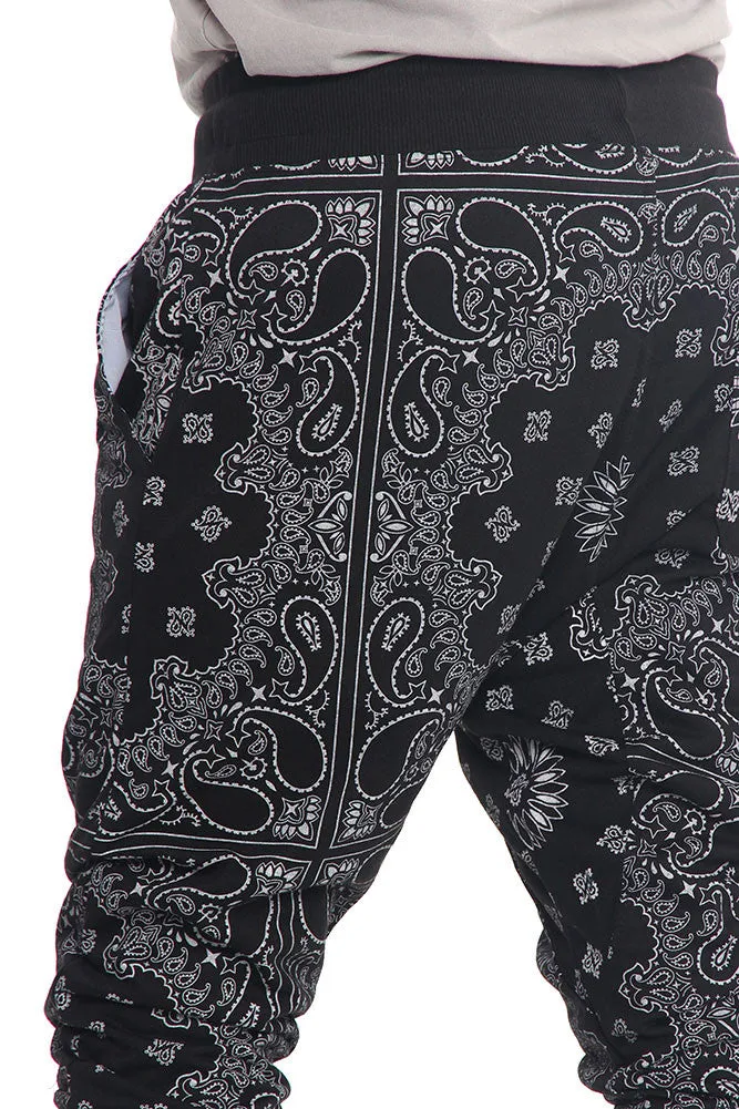 Men's Bandana French Terry Jogger Shorts