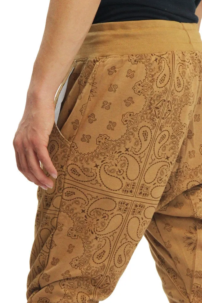 Men's Bandana French Terry Jogger Shorts