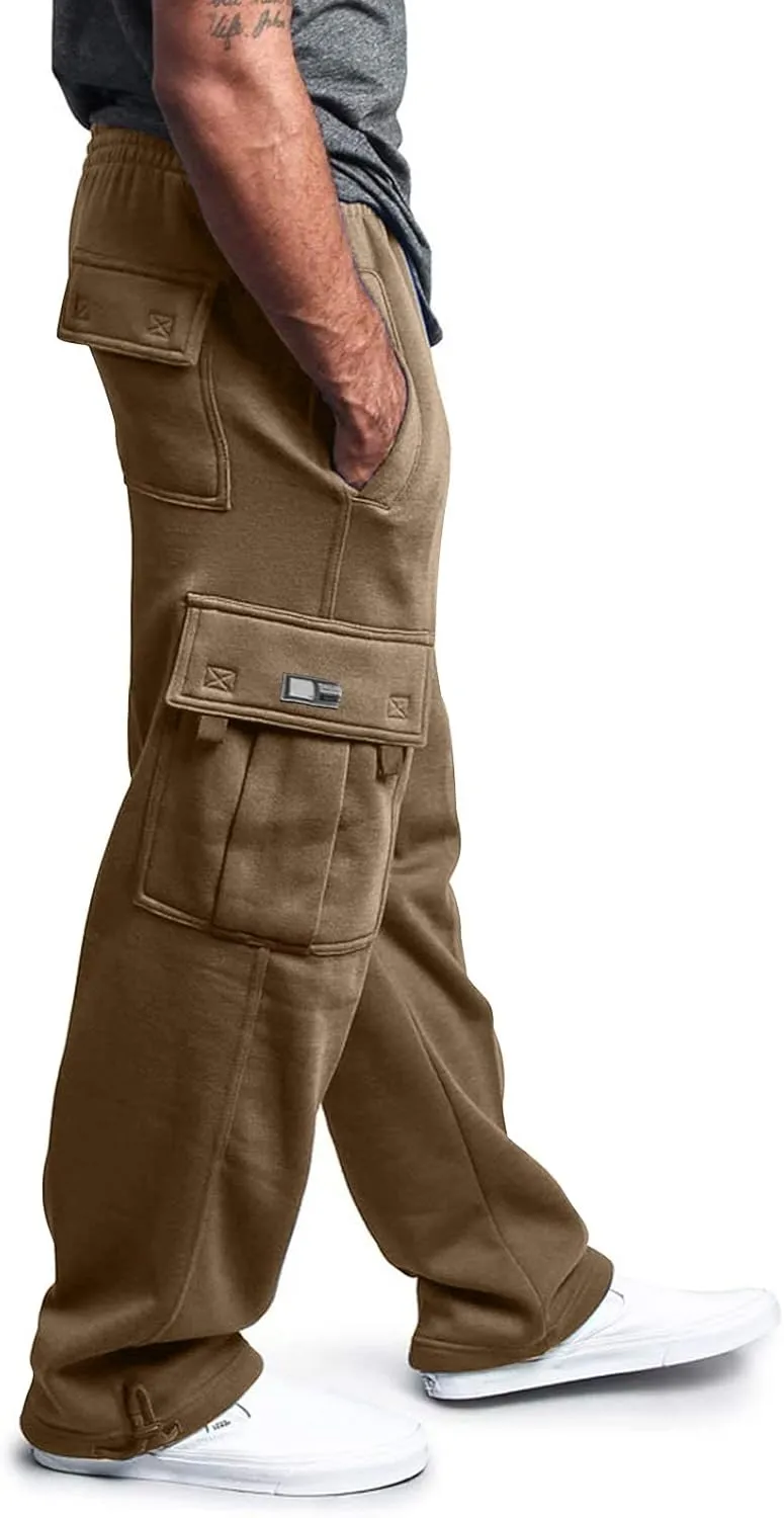 Mens Cargo Pants, Joggers for Men, Men's Casual Cargo Pants Hiking Pants Workout Joggers Athletic Sweatpants