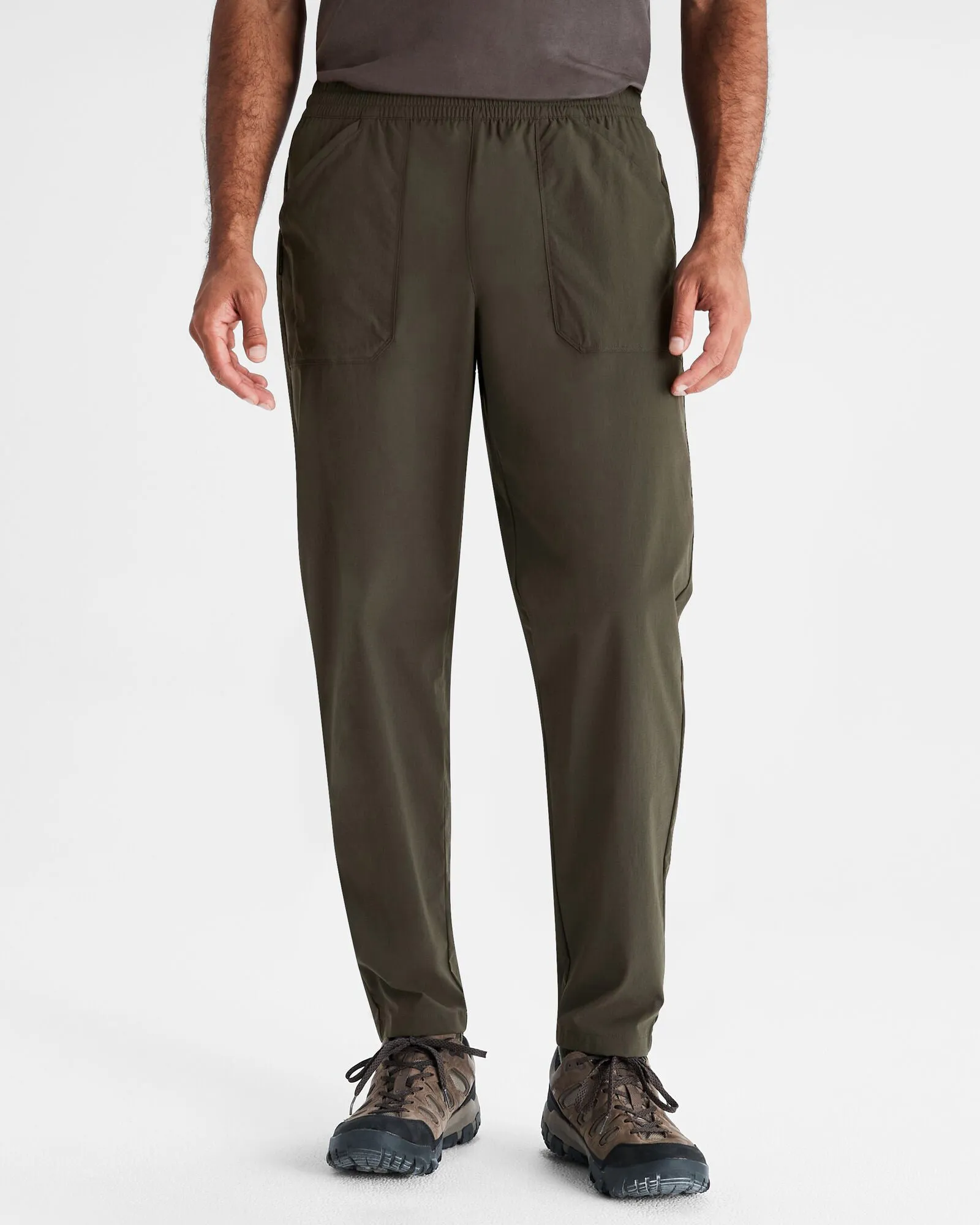 Men's Miro Pull On Pants - Dark Moss