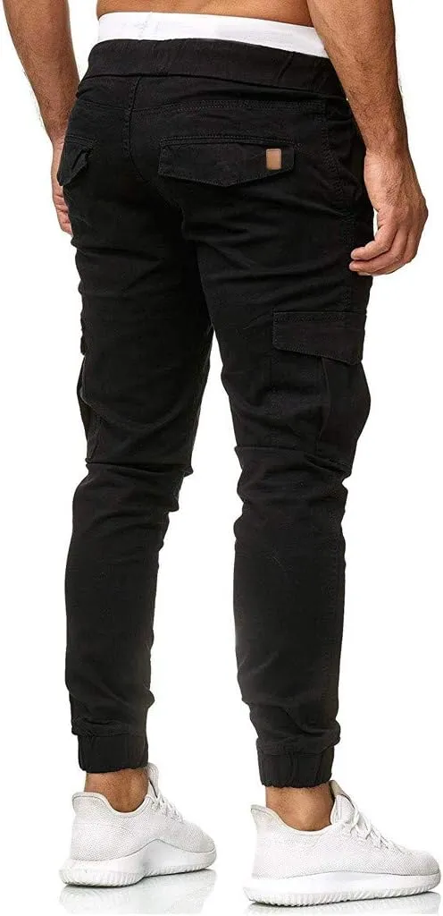 Mens Sweatpants Tactical Pants Rip-Stop Hiking Pants Sweatpants Men Men's Sweatpants Overalls Drawstring Multi Pocket
