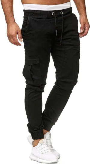 Mens Sweatpants Tactical Pants Rip-Stop Hiking Pants Sweatpants Men Men's Sweatpants Overalls Drawstring Multi Pocket