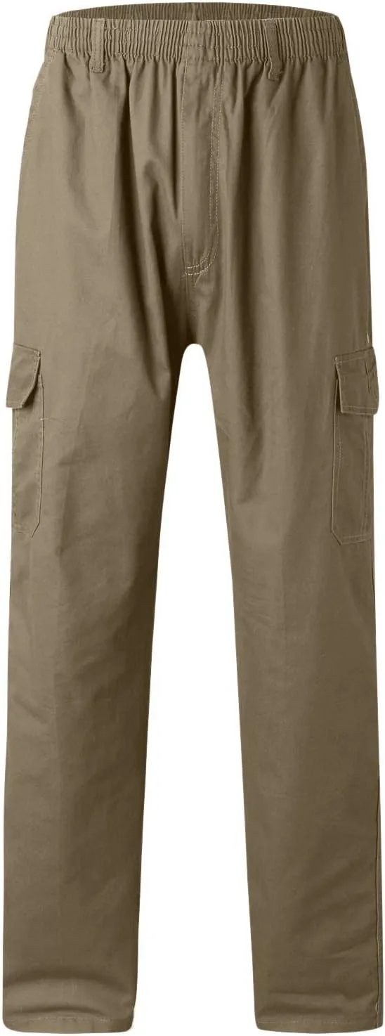 Mens Sweatpants with Pockets Big and Tall Trousers Men's Drawstring Waist Zipper Hem Corduroy Cargo Pants Men's Casual