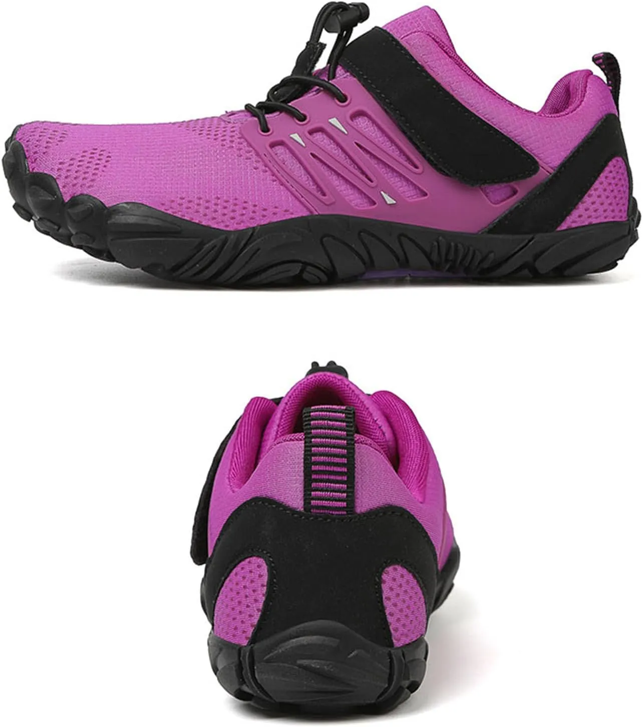 SECHRITE Women's Mens Barefoot Hiking Shoes Minimalist Trail Running Sneakers Zero Drop Sole Wide Toe Box Parkour Trekking Workout Footwear