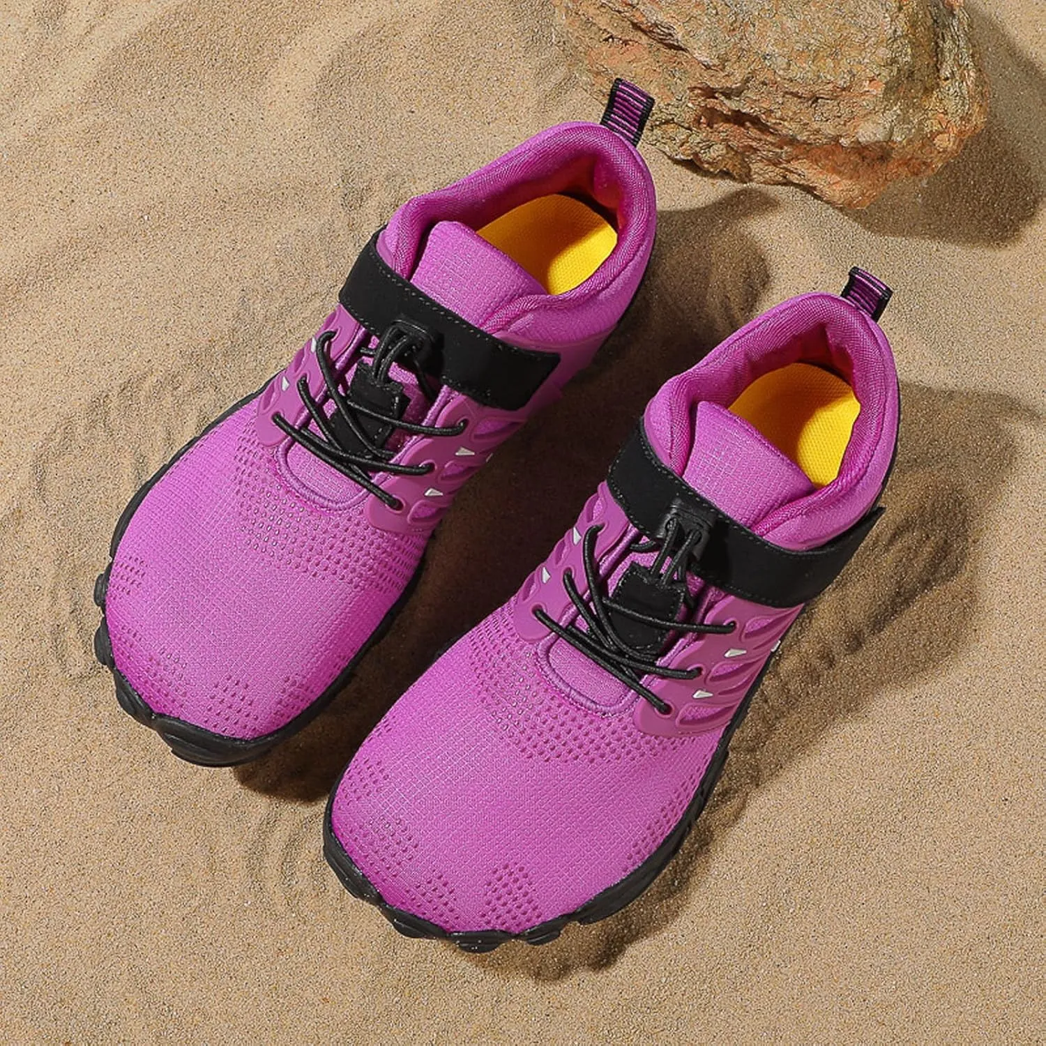 SECHRITE Women's Mens Barefoot Hiking Shoes Minimalist Trail Running Sneakers Zero Drop Sole Wide Toe Box Parkour Trekking Workout Footwear
