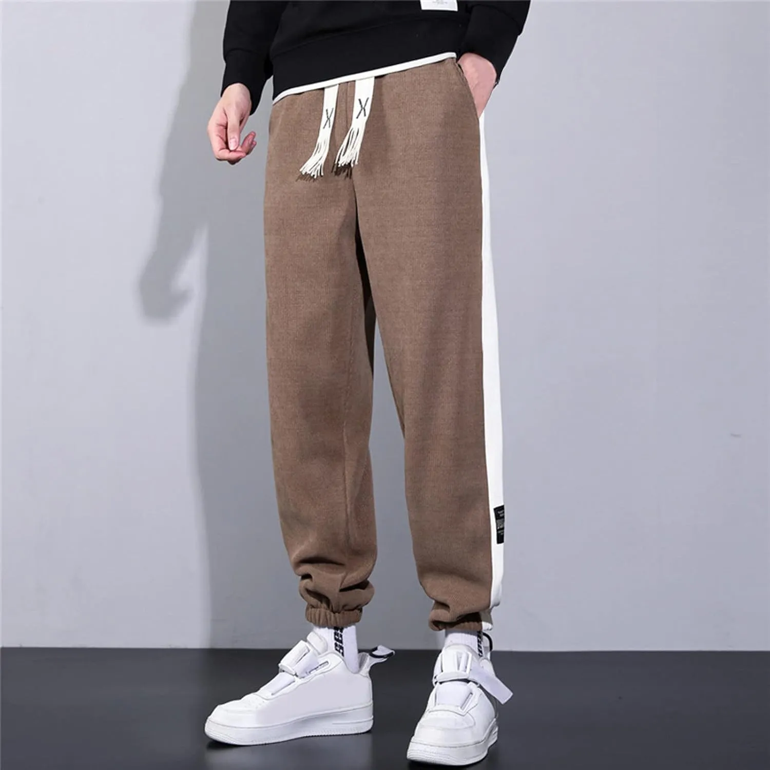 Sweatpant for Men with Pockets Sweatpants Workout Sports Running Pant Zipper Pockets Pants for Men with Zipper Casual