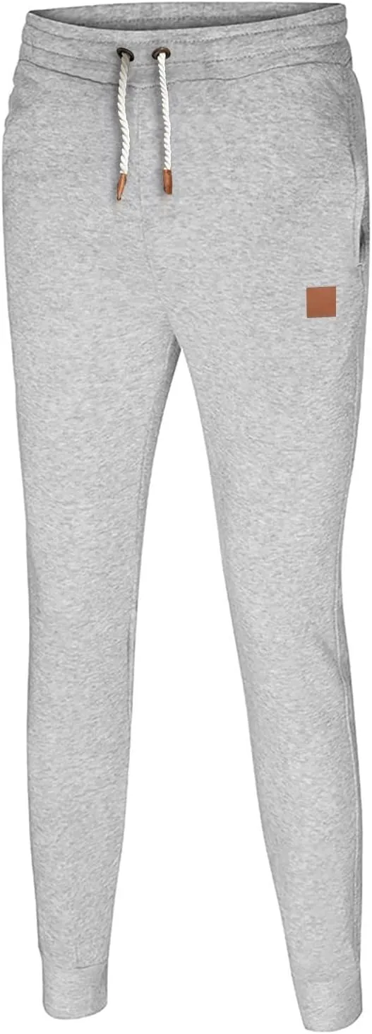 Sweatpants for Men with Pockets Pants Fitness Sports Trousers Men's Cargo Pants Big and Tall Men's Elastic Waist Work