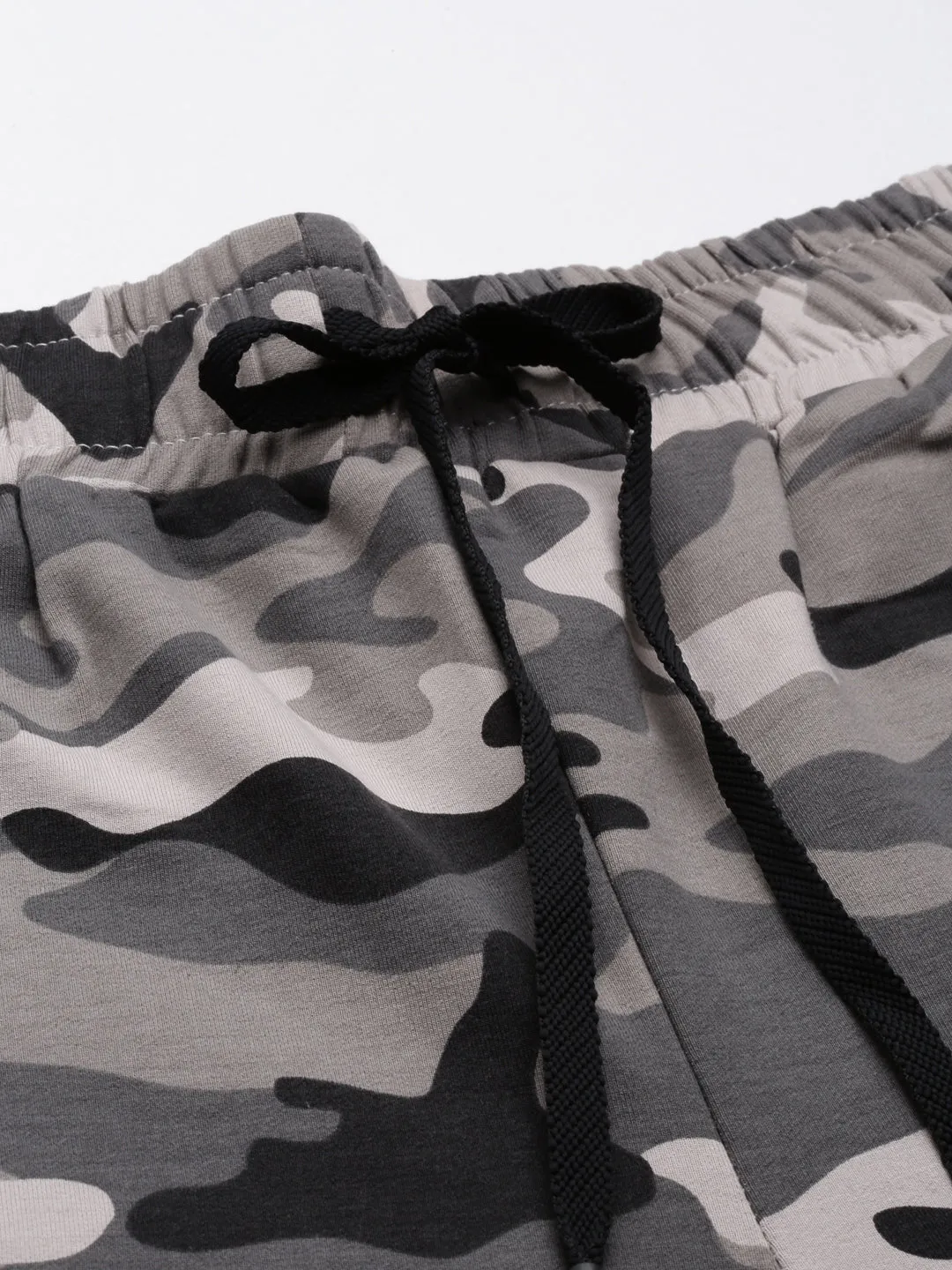 Women Taupe Camouflage Printed Track Pant