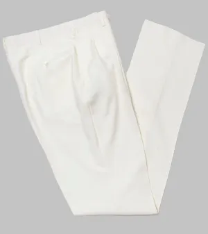 Wool Gabardine Winston Trousers Cream